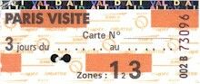 Paris Visite Billet