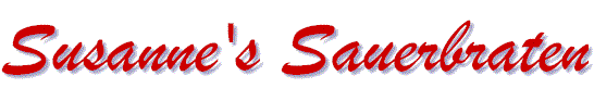Susanne's Sauerbraten